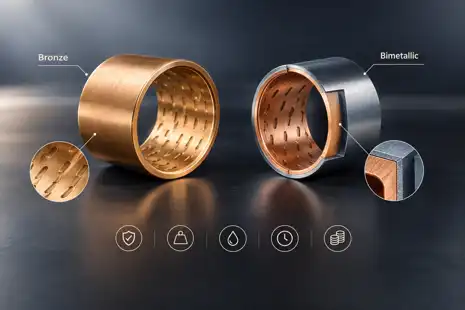 Cost-Benefit Analysis: Bronze vs. Bimetallic Steel-Backed Bushings